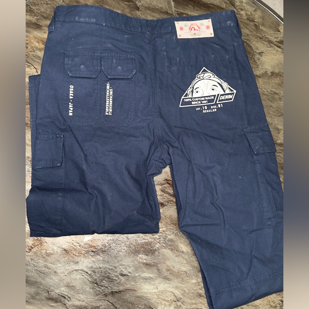 NEW Evisu Hide & Seek GH Cargo Jogger Sz 32